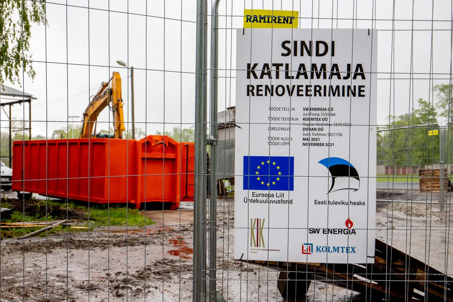 Sindis algas vana katlamaja ranoveerimine.