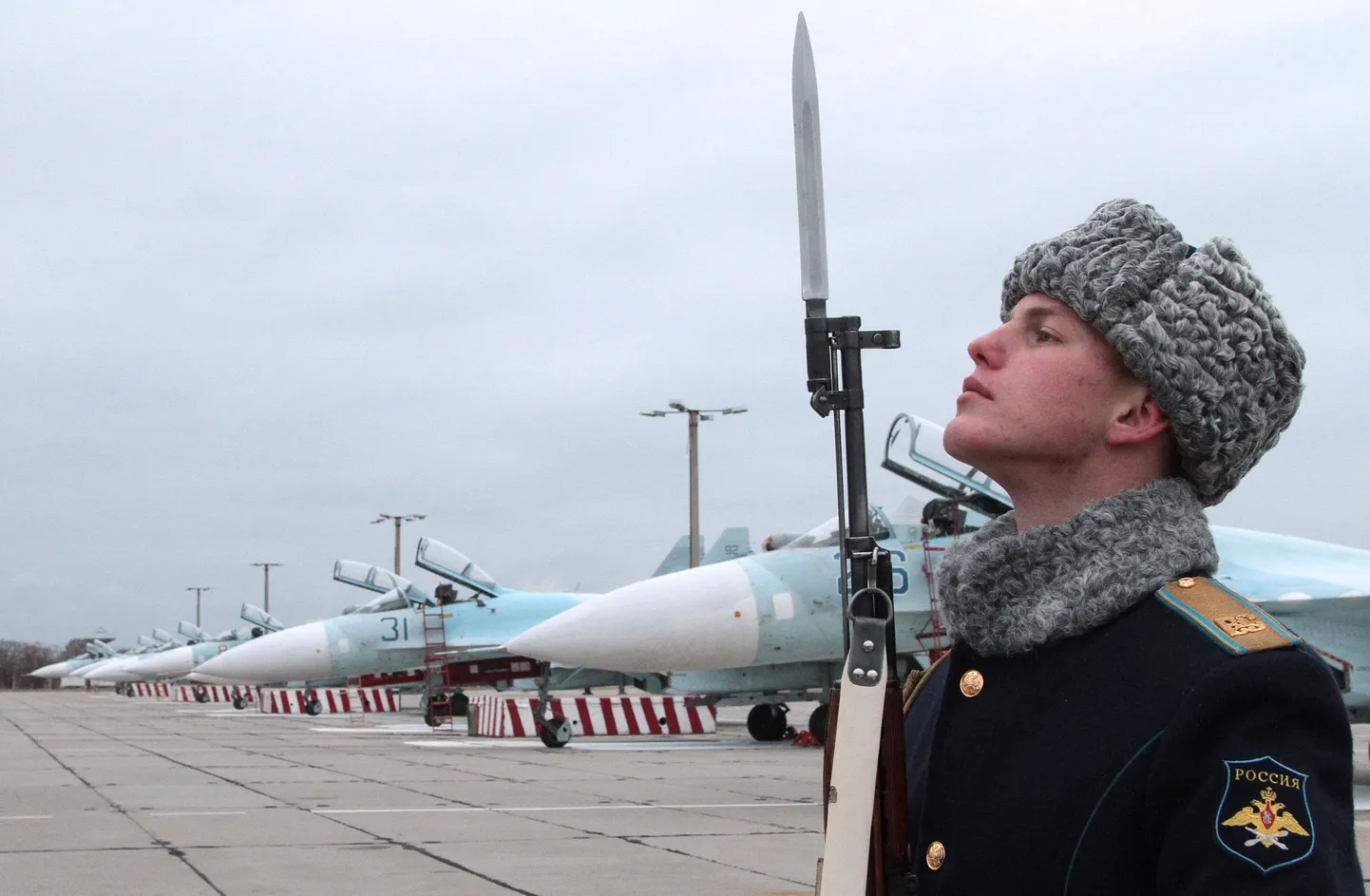 Vene õhuväebaas Krimmi poolsaarel.
