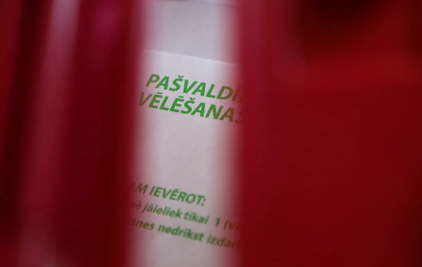 Mārupes pašvaldības vēlēšanas 790. vēlēšanu iecirknī Mārupes novada domē.