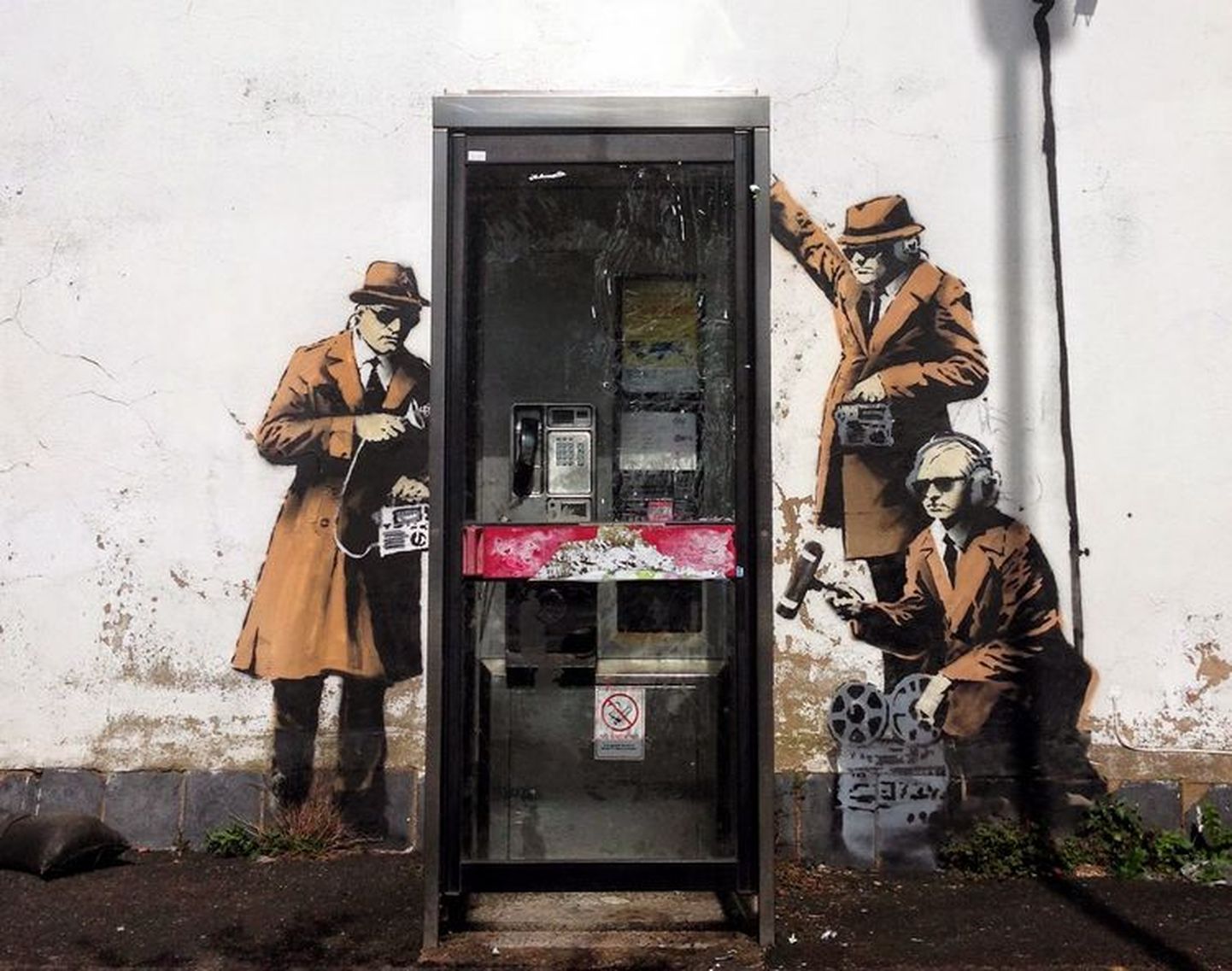 Banksy teos Cheltenhamis