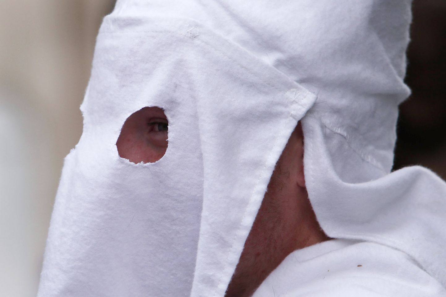 Rassistliku rühmituse Ku Klux Klan kurikuulus pea- ja näokate.