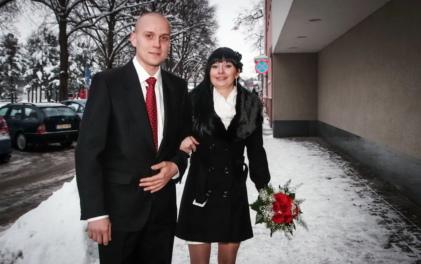 Allan Matt ja Annely Karu olid nende 14 paari seas, kes tänasel maagilisel kuupäeval Pärnus abielu registreerisid.