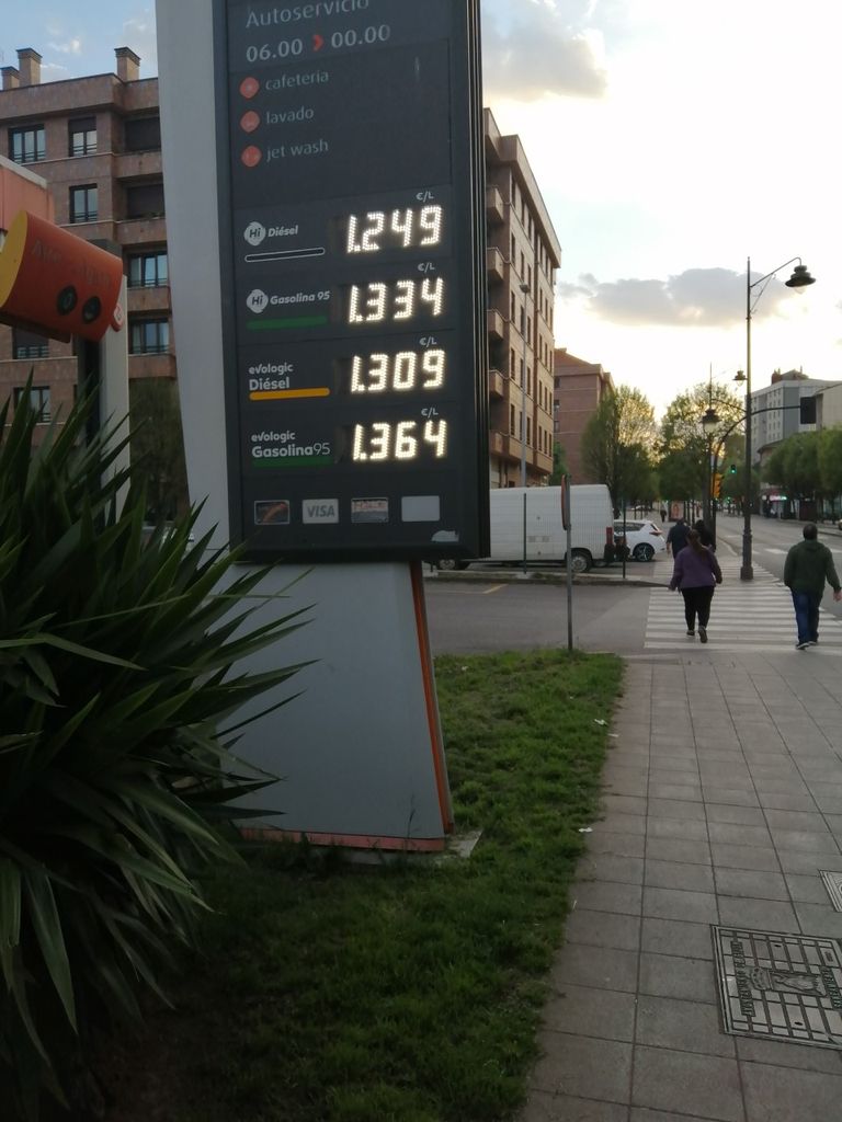 Kütusehind Hispaania mandriosas 22.04.19