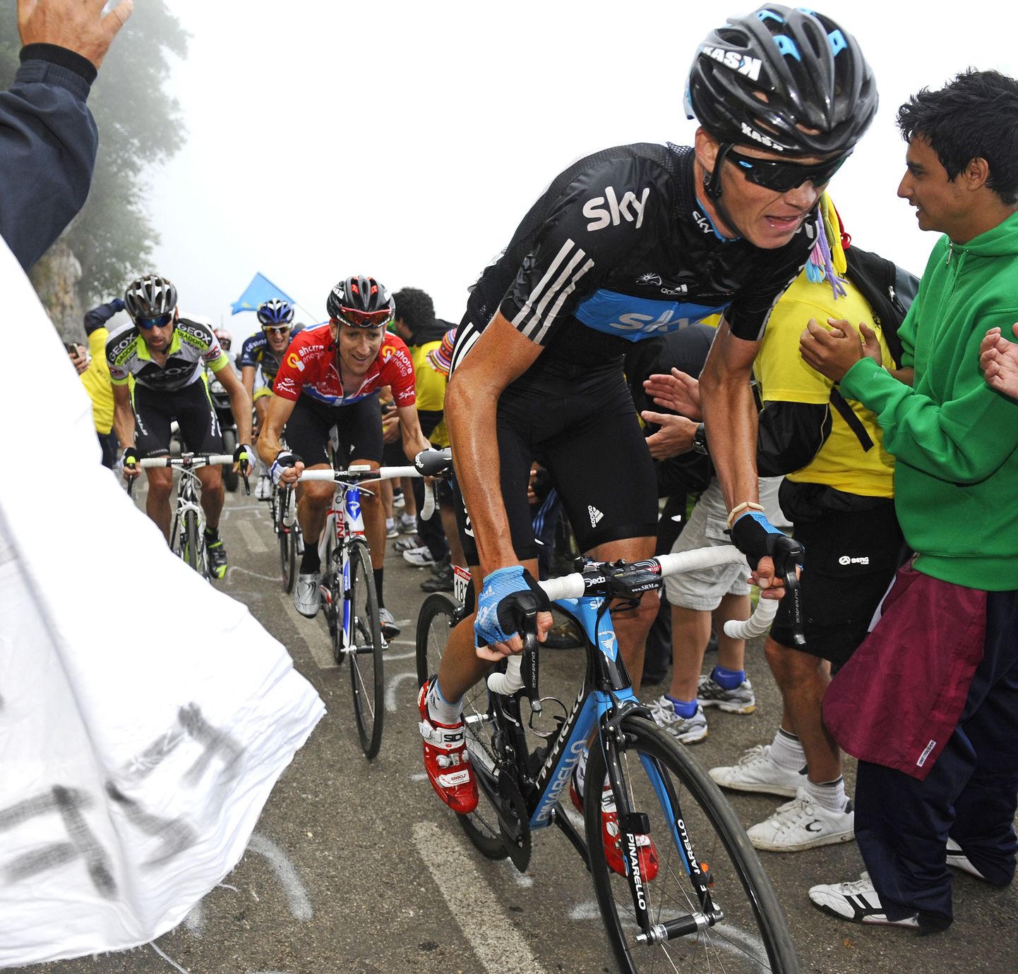 Ratturid eelmise aasta Vueltal Angliru mäel.