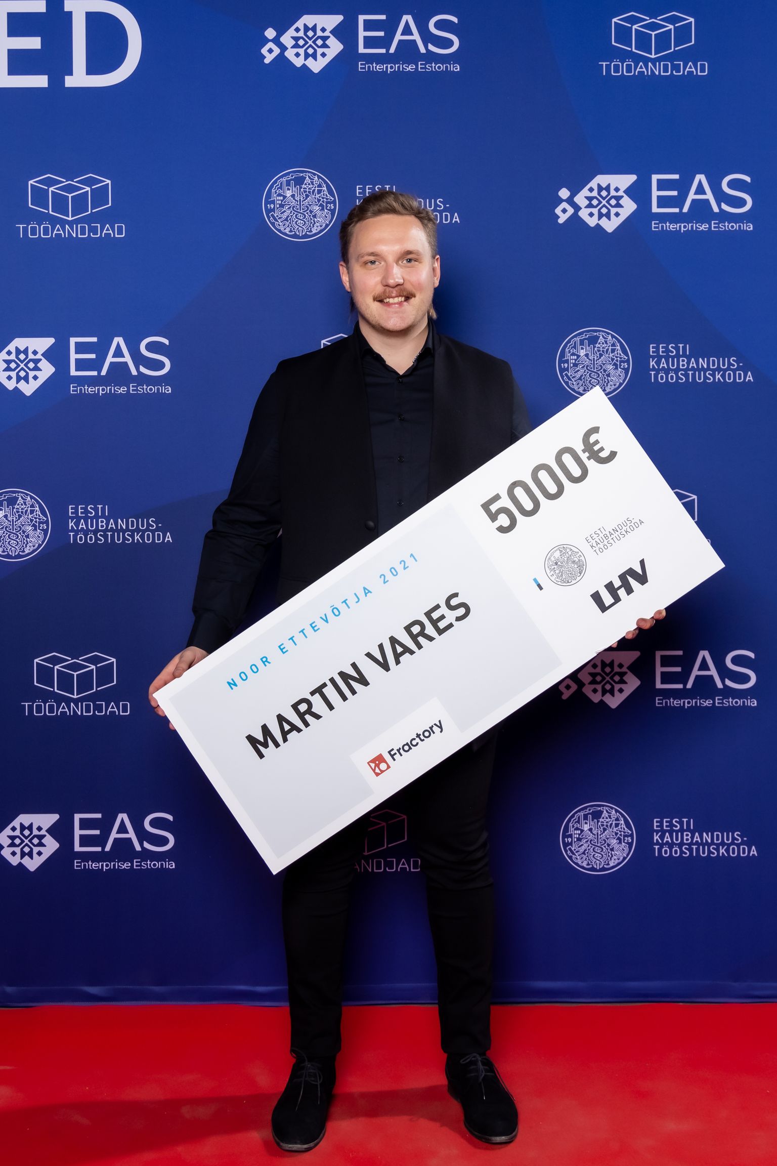 Eelmisel aastal valiti aasta nooreks ettevõtjaks Fractory OÜ tegevjuht ja kaasasutaja Martin Vares.