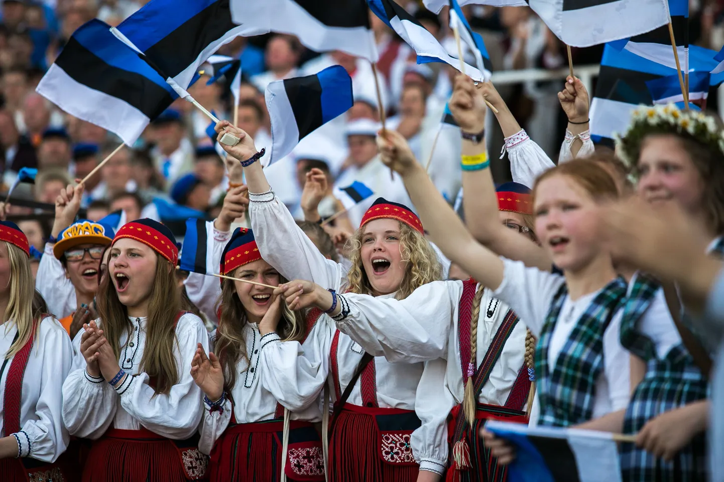 Laulupidu Tallinna Lauluväljakul.
DMITRI KOTJUH, JÄRVA TEATAJA/SCANPIX