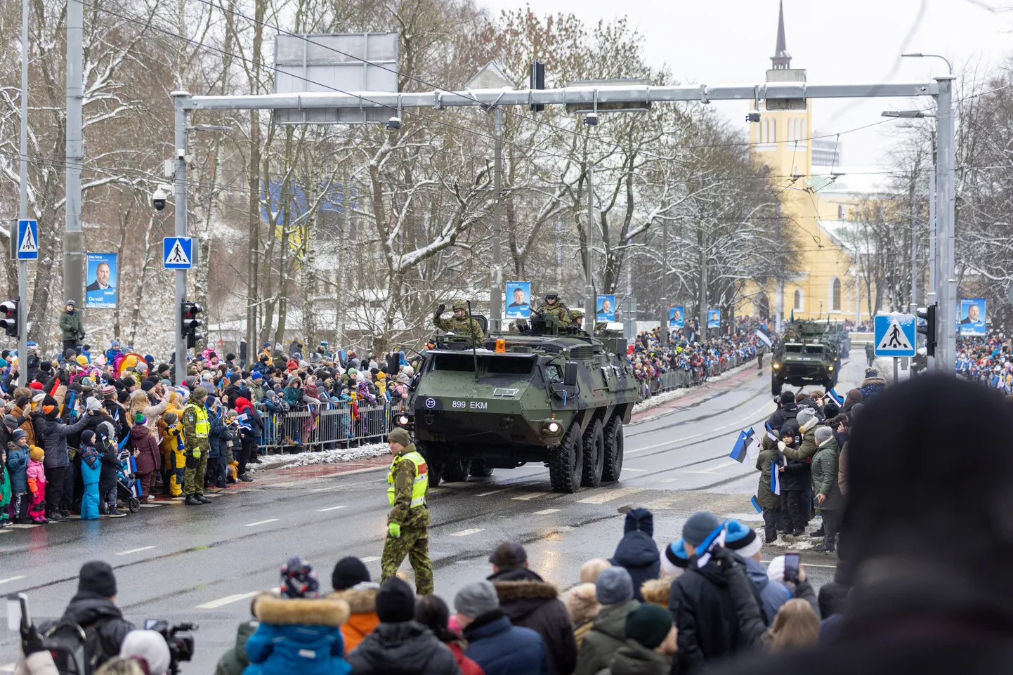 Во время парада Сил обороны и его генеральной репетиции следует воздержаться от поездок по центру Таллинна.
