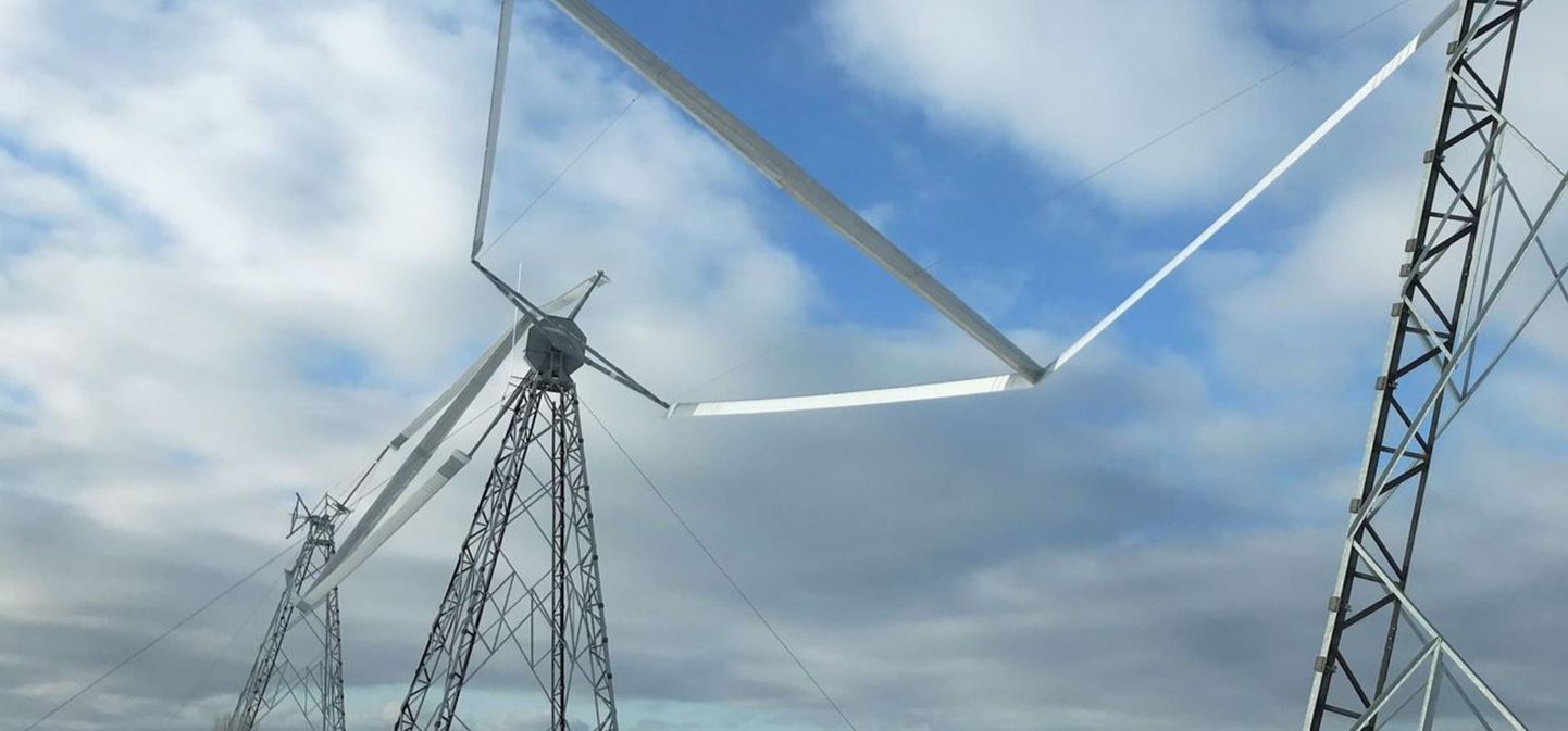 Ветряки такого типа будут производить на строящемся сейчас заводе в Кохтла-Ярве.