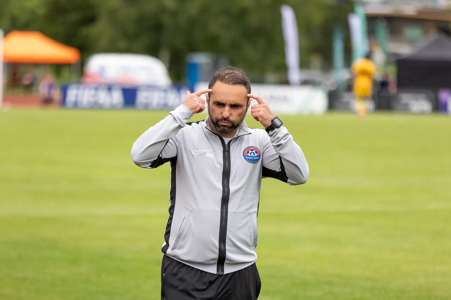 Narva Transi endine peatreener Miguel Moreira.