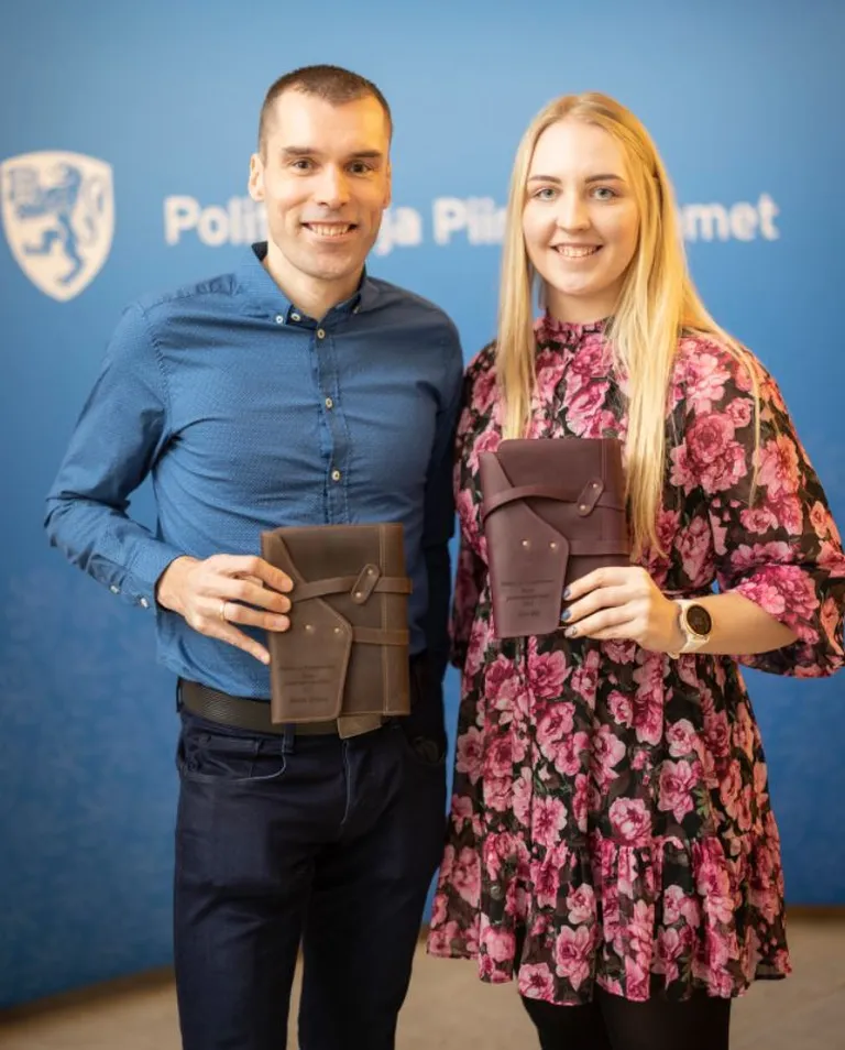 Fotol Liisu Mitt ja Martin Tarkpea.