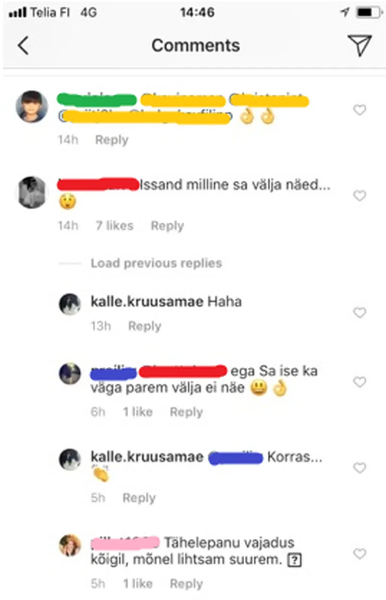 Kalvi-Kalle ei jäänud tema välimust kritiseerinud inimesele võlgu.