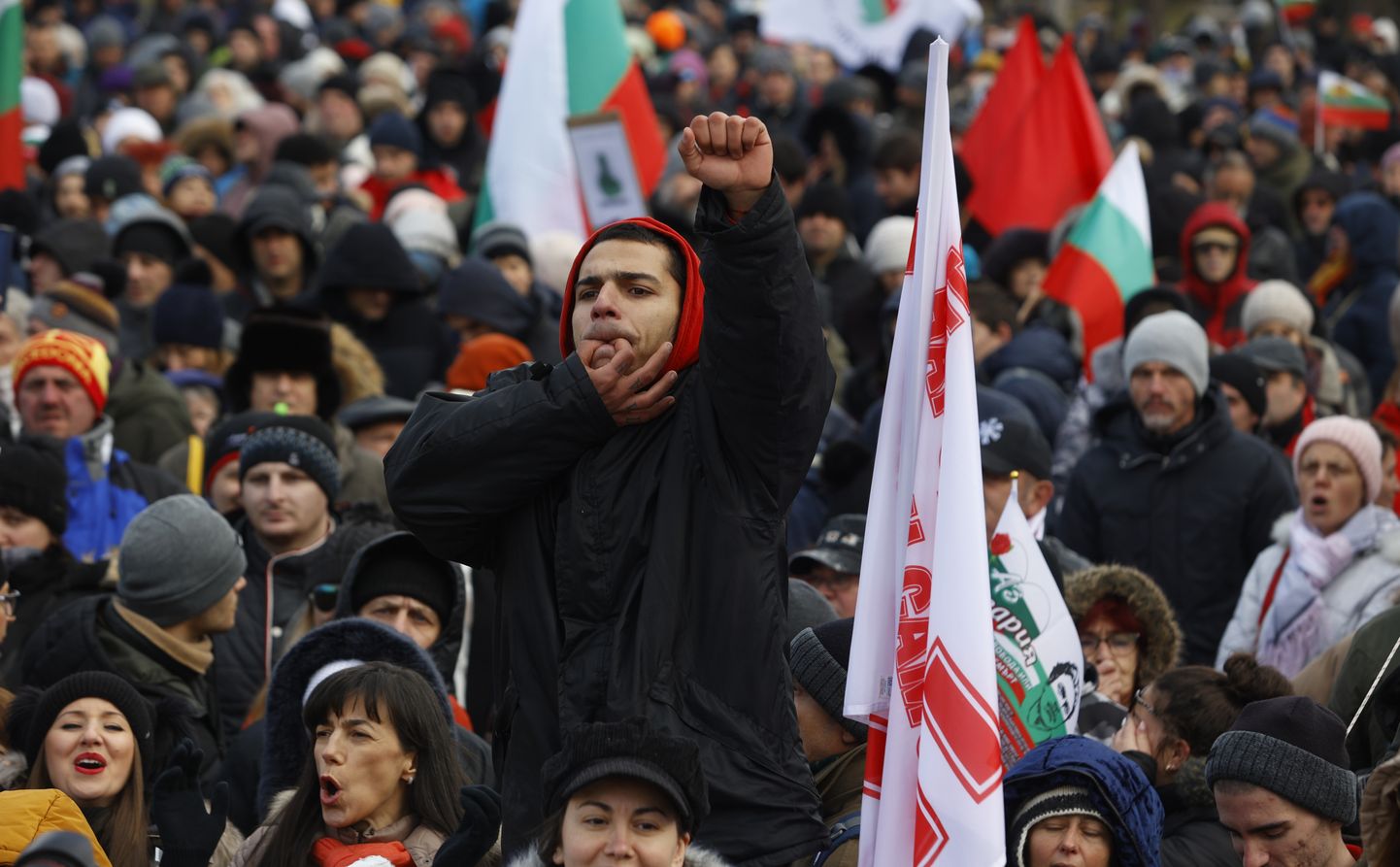 Протесты в Болгарии