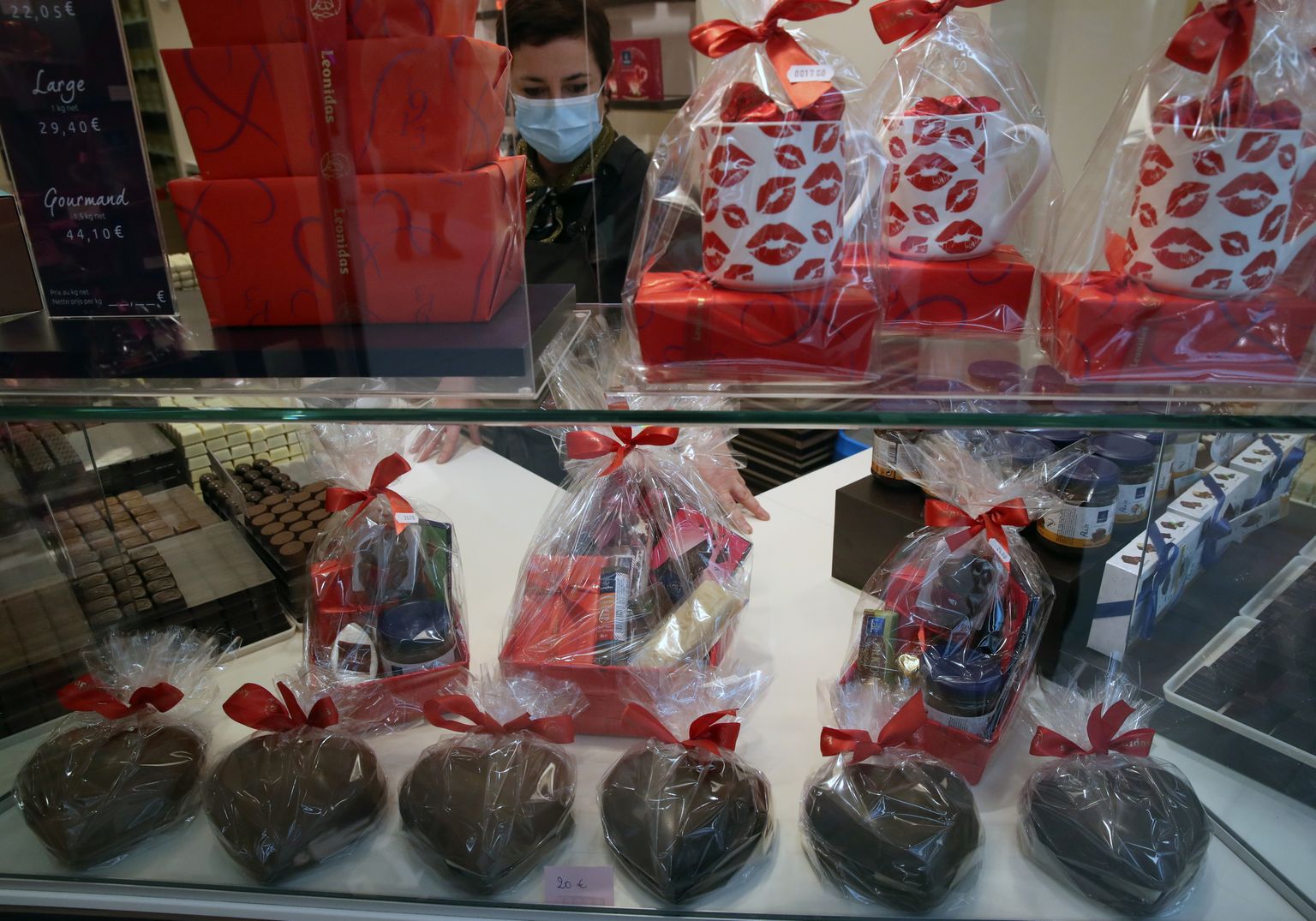 Valentinipäeva kingitused Brüsselis.