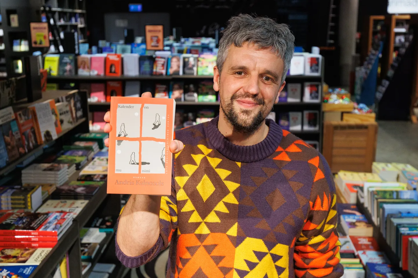 Andris Kalnozolsi romaani «Kalender on mu nimi» esitlus.