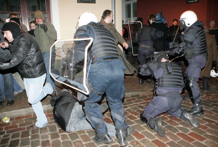 Беспорядки в Вецриге 13 января 2009 года