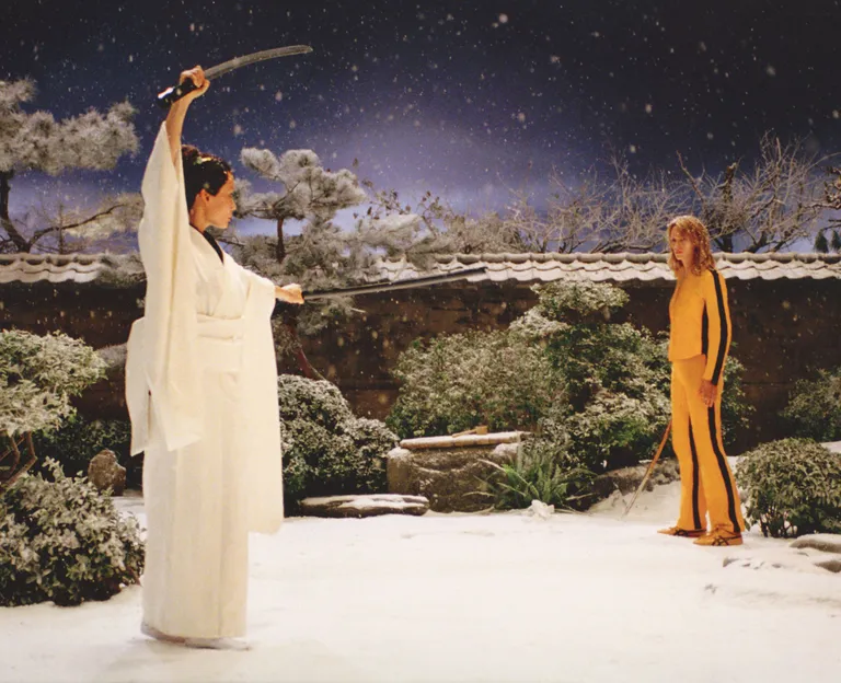 Kaader filmist «Kill Bill vol. 1». Pildil Lucy Liu ja Uma Thurman