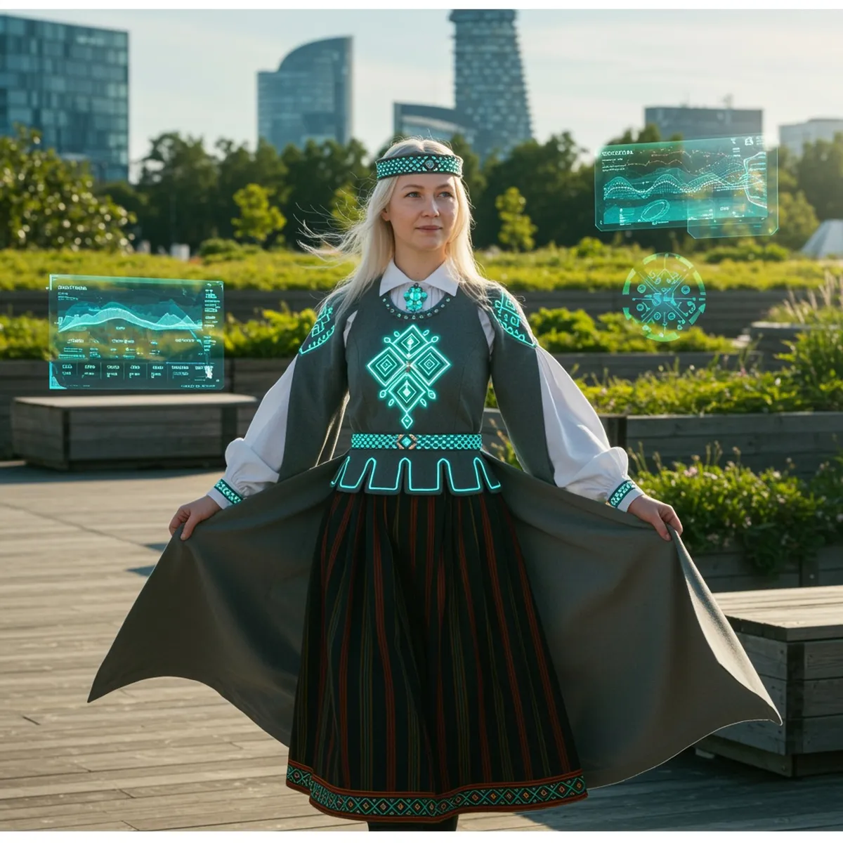Eesti naine ühendab juured ja globaalsuse.