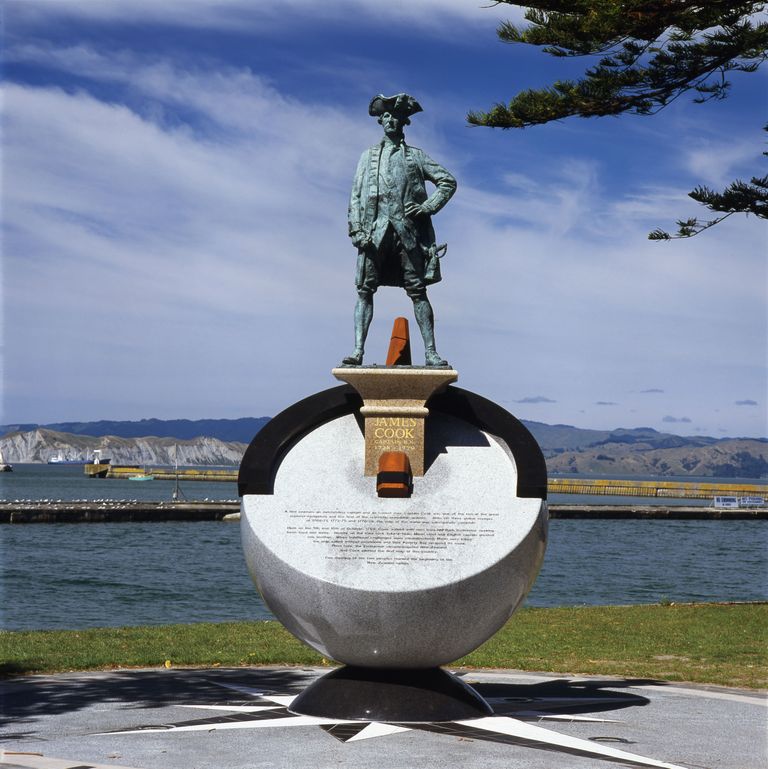 James Cook mälestusmärk Uus-Meremaa Põhjasaarel Gisborne'is
