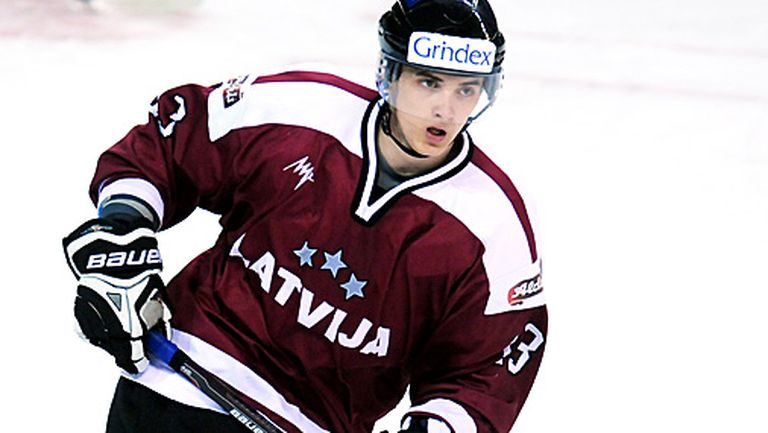Talantīgais Latvijas hokejists Kristiāns Pelšs