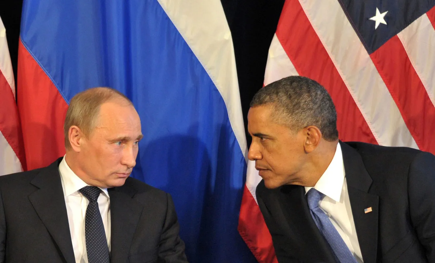 Venemaa ja USA presidendid Vladimir Putin ja Barack Obama Los Caboses Mehhikos.