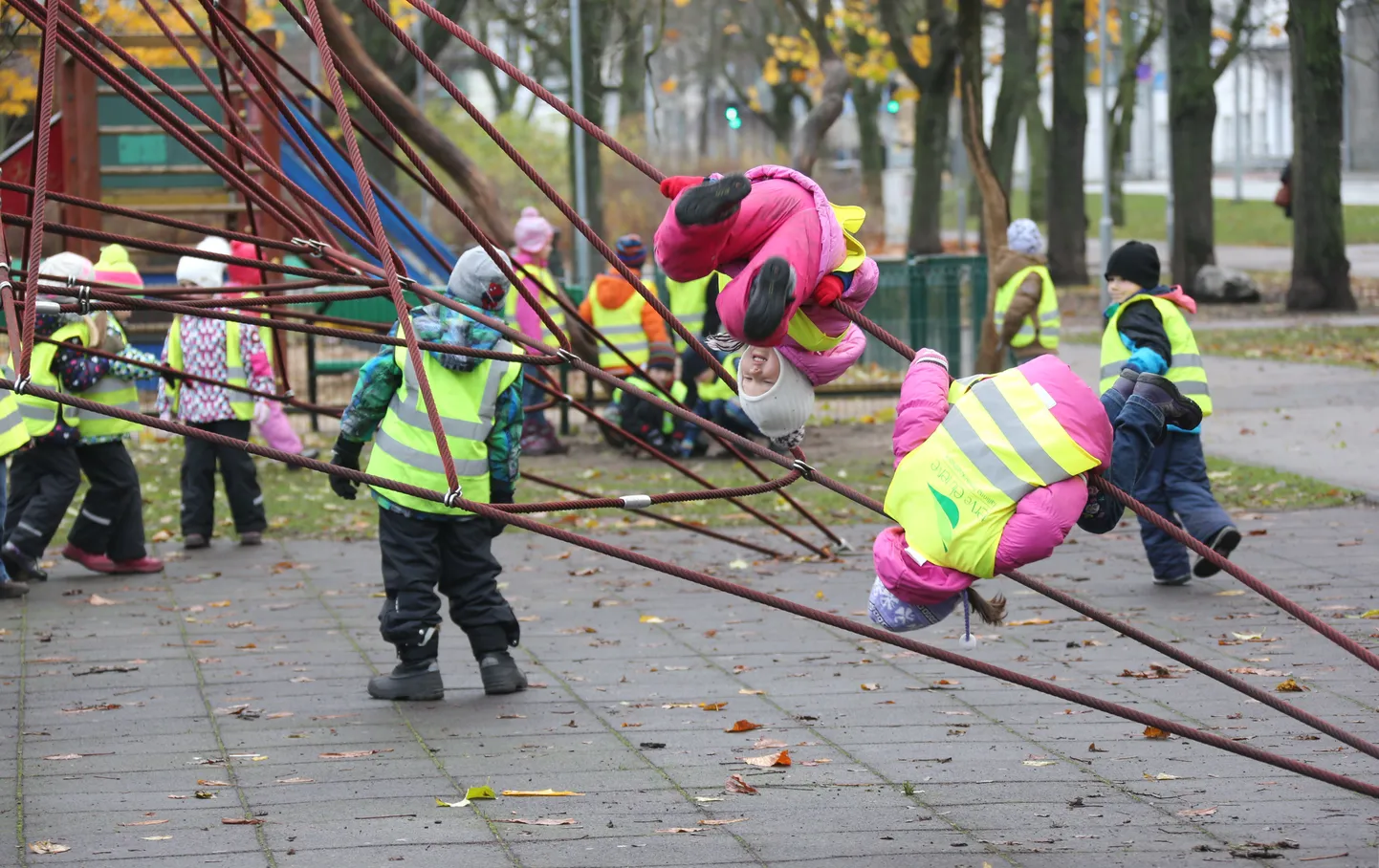 Politseipargi ronimisväljak. Pilt on illustreeriv.