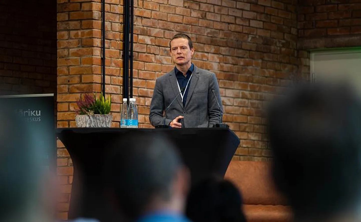 Jarek Mäestu Kääriku spordikeskuse 75. aastapäeva konverentsil.