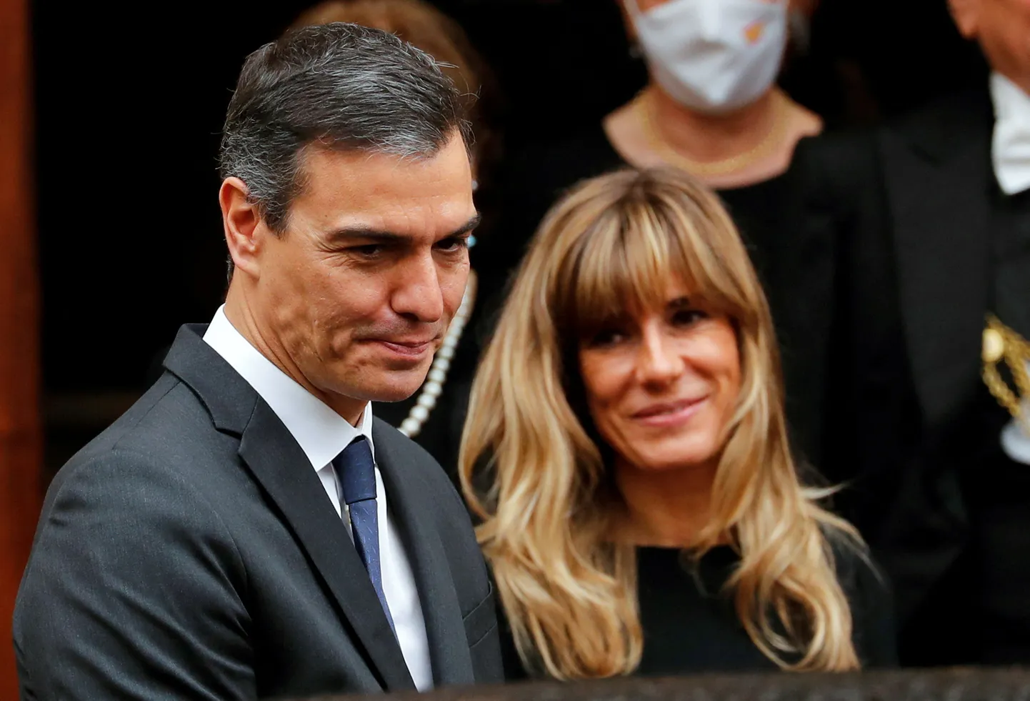 Hispaania peaminister Pedro Sanchez ja ta naine Maria Begoña Gomez Fernandez kohtusid 24. oktoobril 2020 Vatikanis paavst Franciscusega