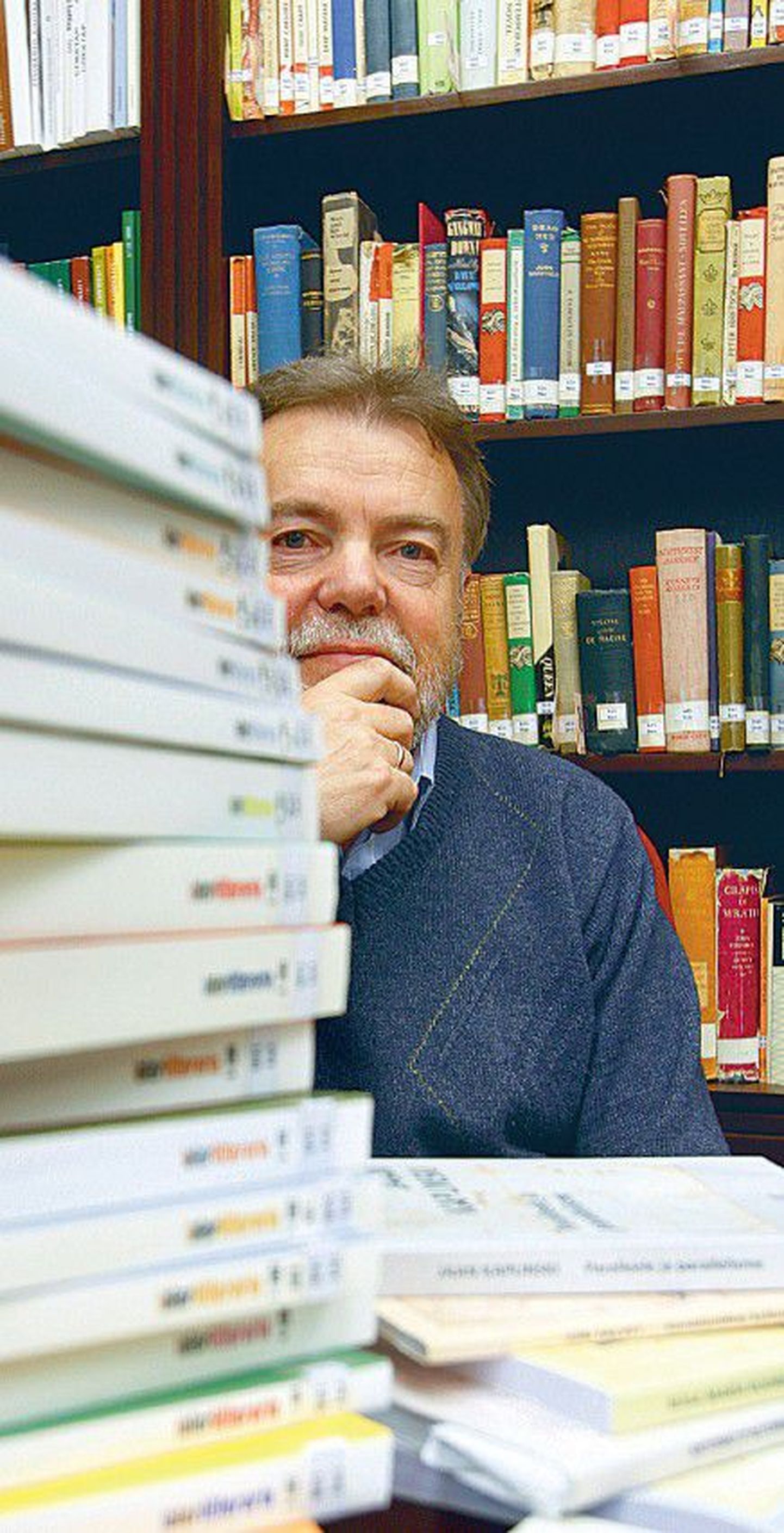 Jüri Talvet – inimene raamatute keskelt.