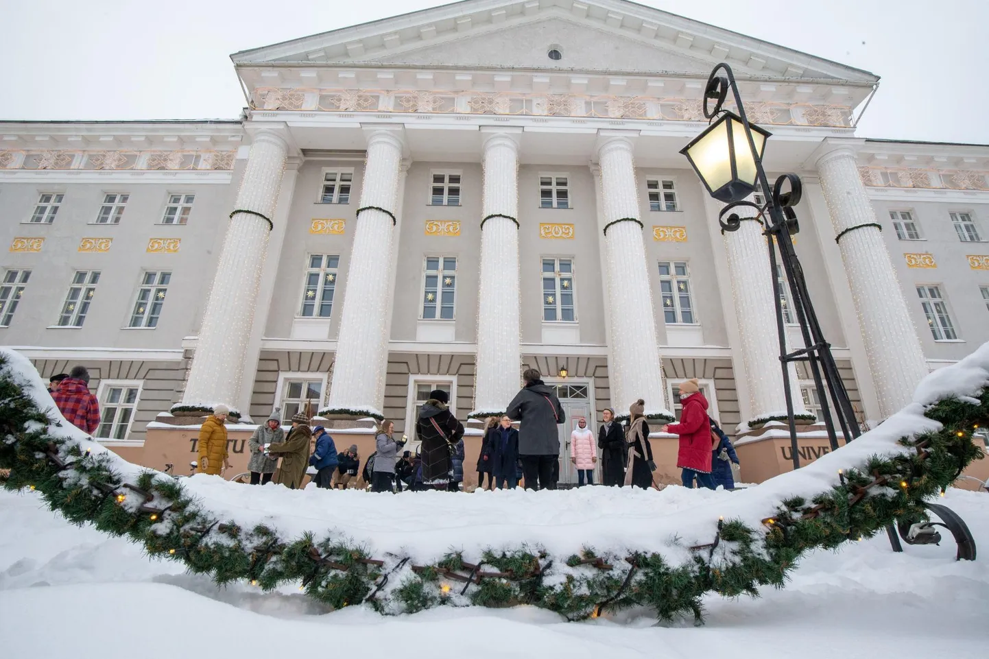 Tartu Ülikooli peahoone.