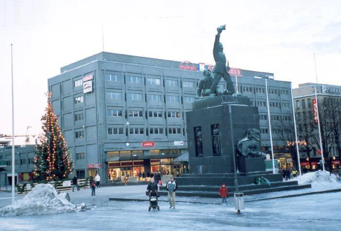 Vaasa keskväljak. Foto on illustreeriv.