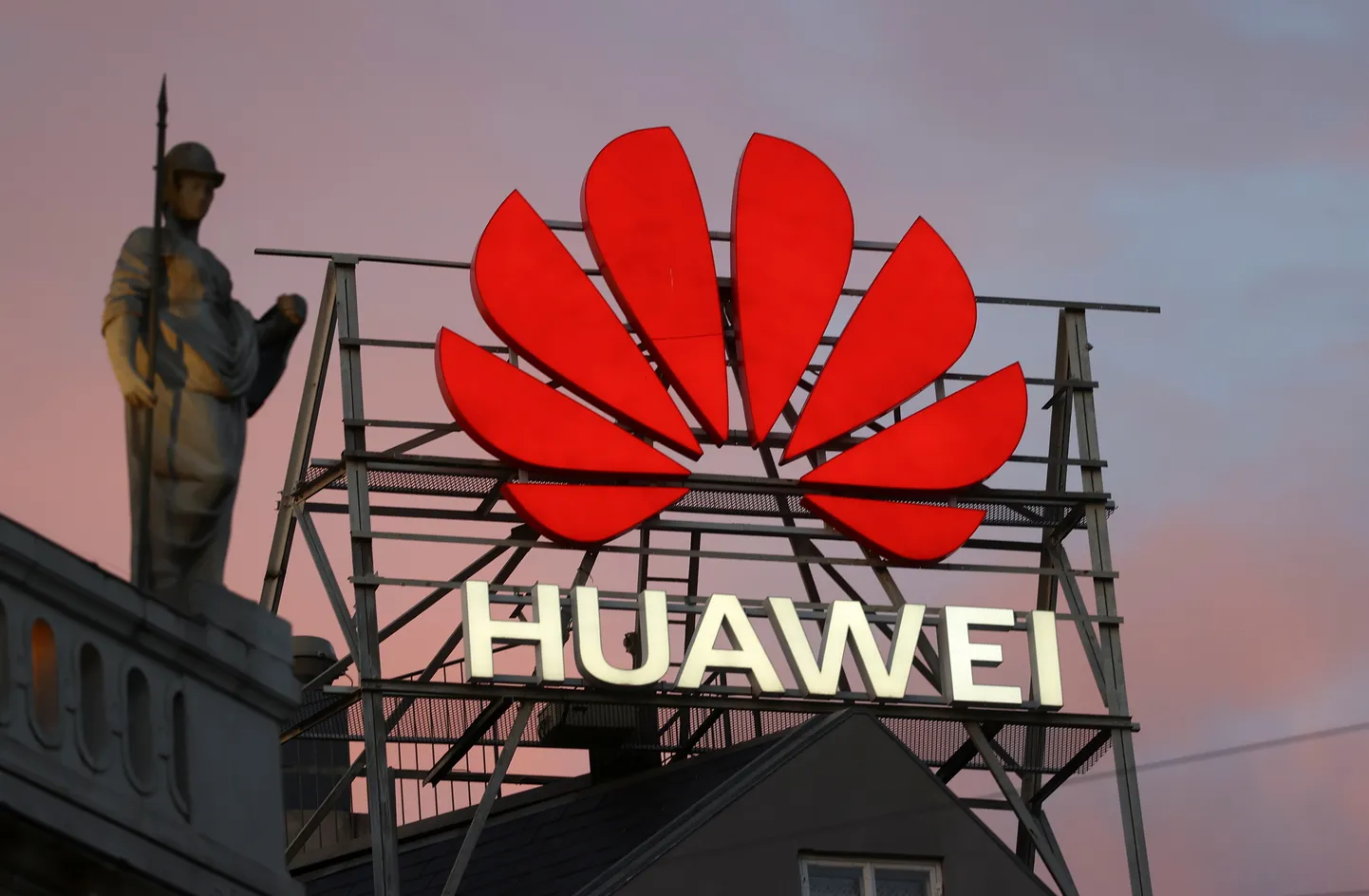 Huawei logo.