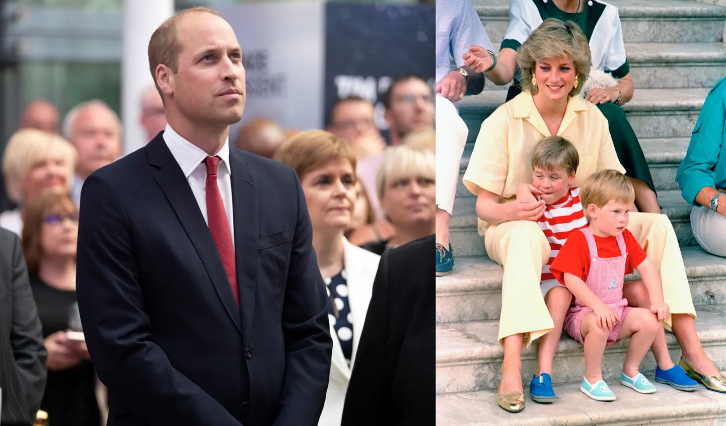Prints William foto: PA Wire/PA Images.
Printsess Diana lastega foto: AP.