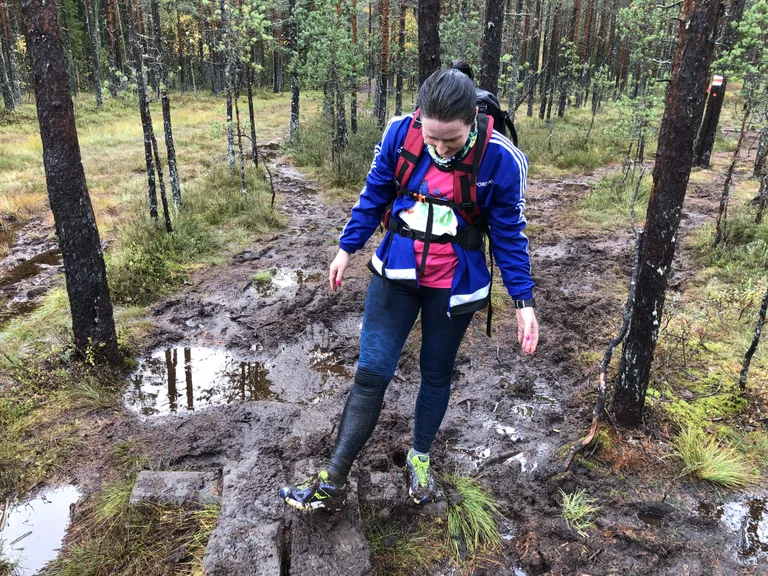 Teinegi jooksukaaslane jäi jalgupidi mutta kinni.