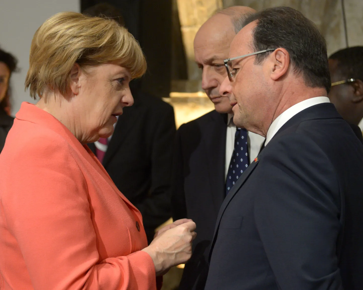 Saksamaa liidukantsler Angela Merkel ja Prantsusmaa president François Hollande.