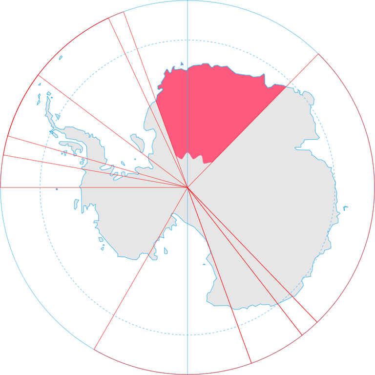 Kuninganna Maudi maa asukoht (roosaga) Antarktises