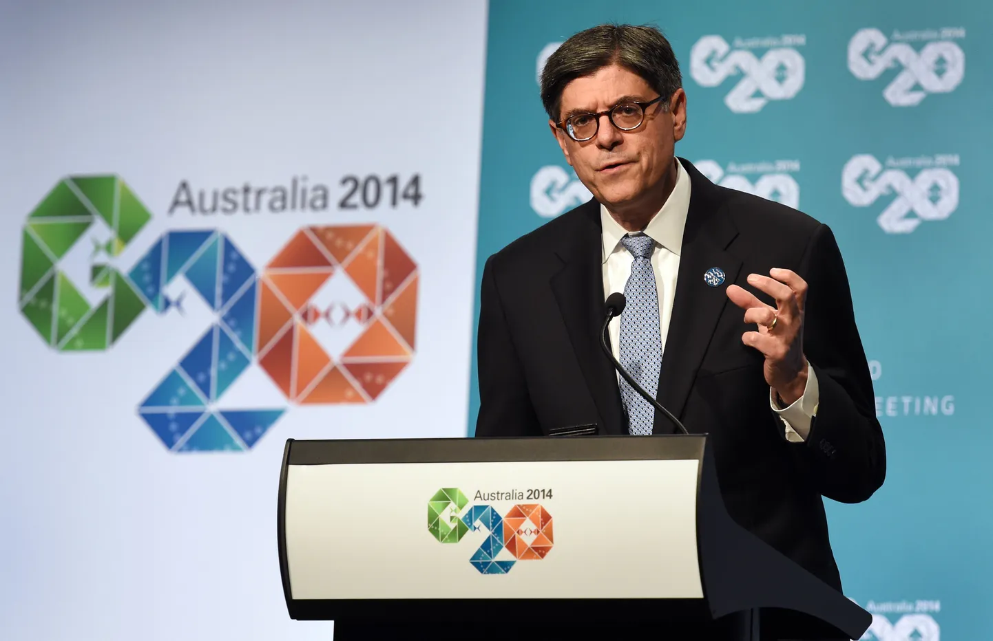 Ühendriikide rahandusminister Jack Lew G20 finantsjuhtide kohtumisel Austraalias.