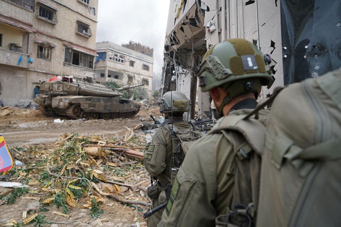 Израильские военные в секторе Газа.