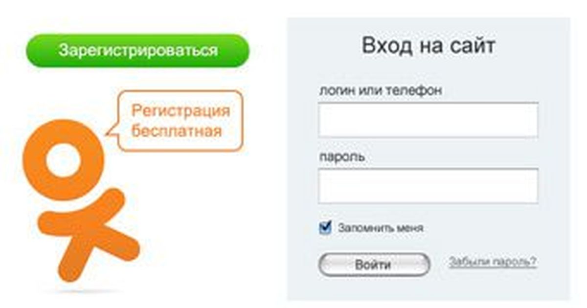Одноклассники социальная сеть регистрация