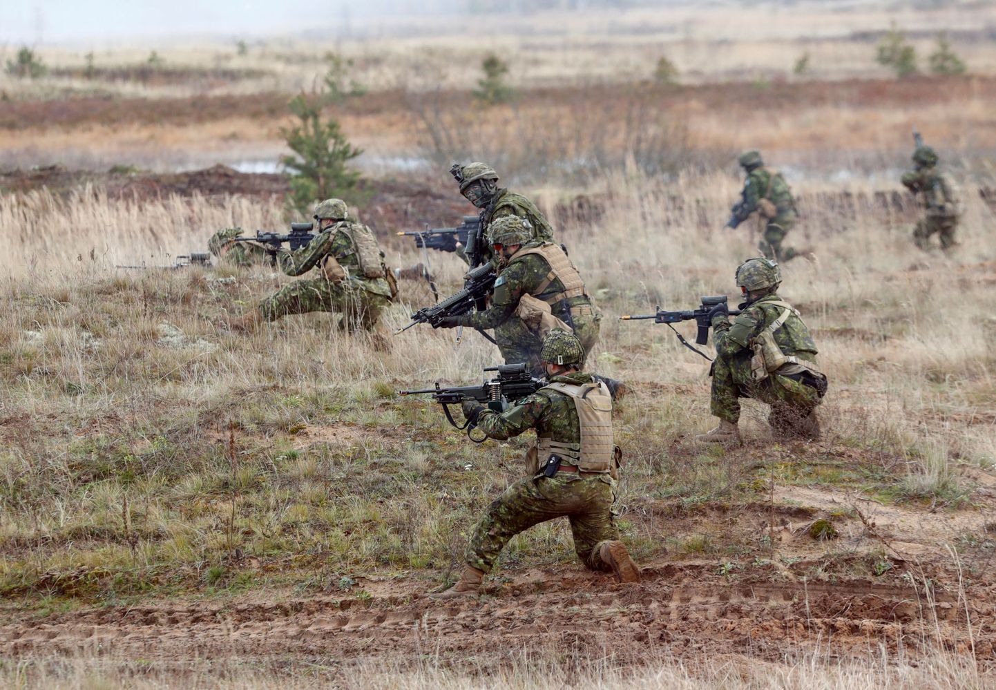 Kanada sõdurid osalemas Lätis toimuval õppusel Silver Arrow 2017.