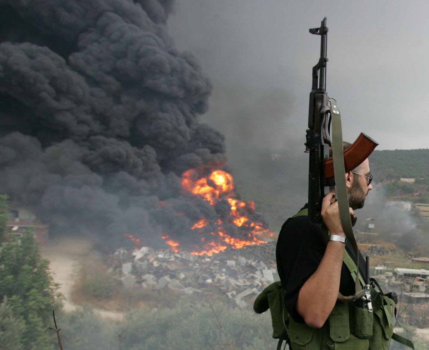 Hizbollah kaujinieks. Ilustratīvs foto