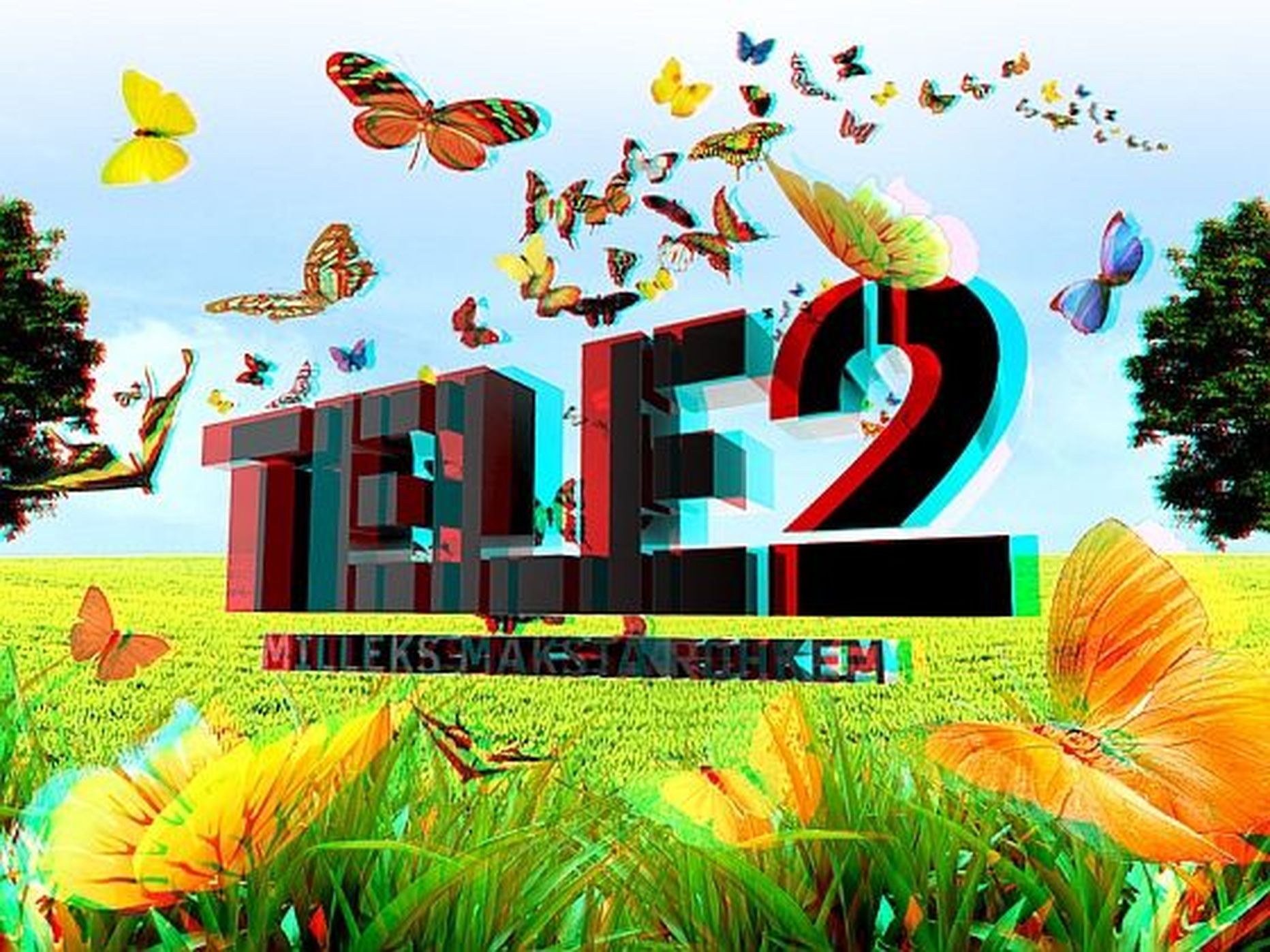 Tele2 3D reklaam.