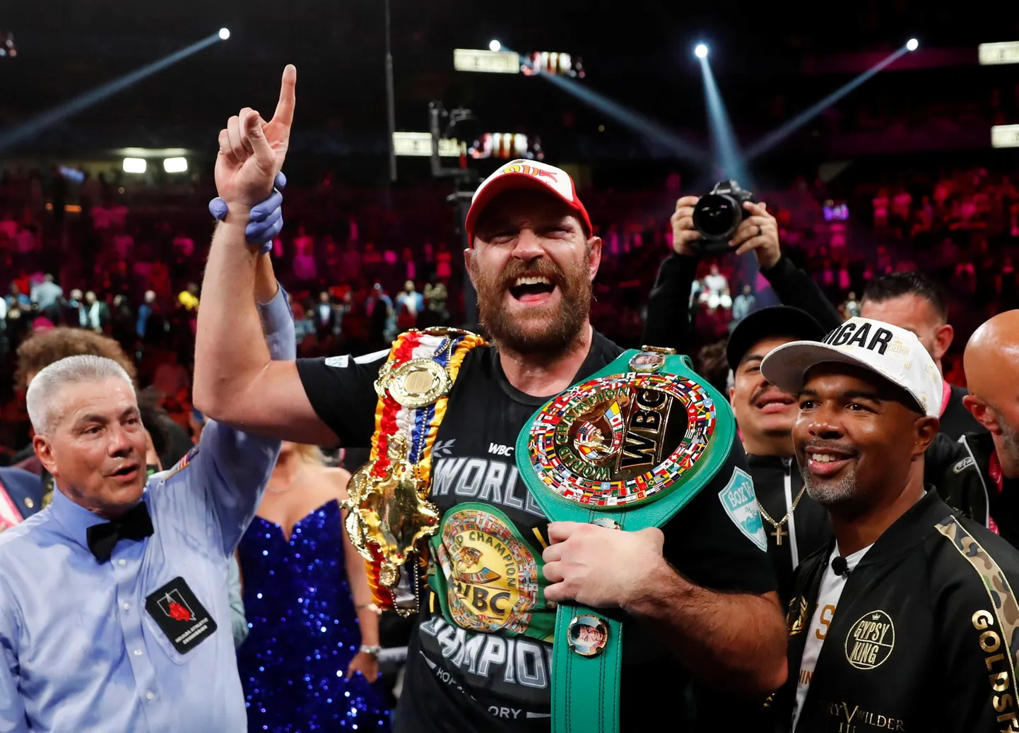 Võidukas Tyson Fury.