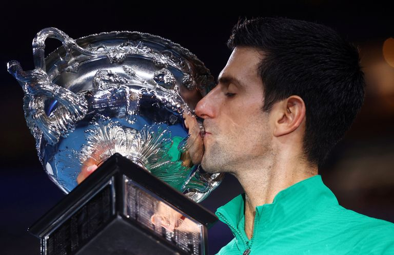 Serblane Novak Djokovic võitis 2020. aasta alguses Australian Openi suure slämmi turniiri. 