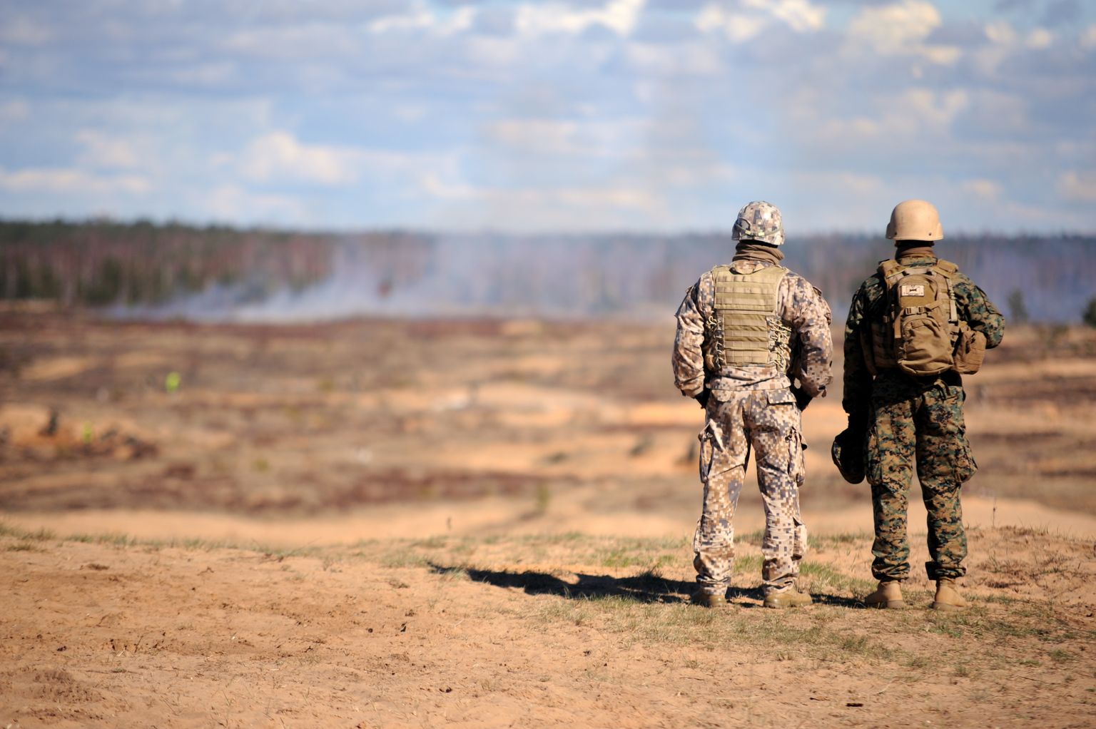 Солдаты НАТО на Адажском полигоне. Иллюстративное фото