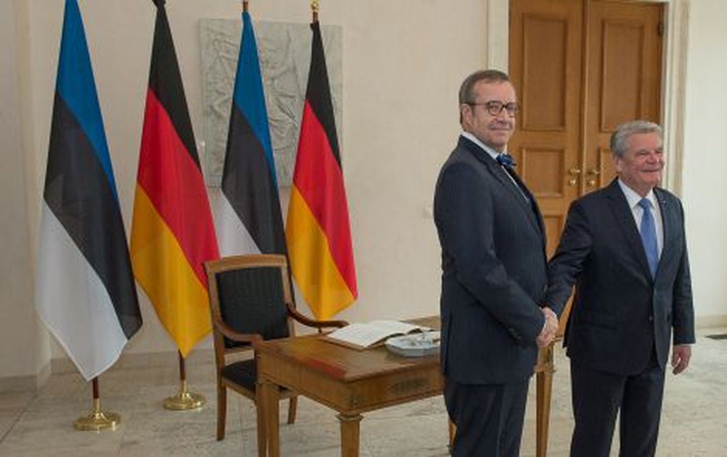 President Toomas Hendrik Ilvese kohtumine Saksamaa Liitvabariigi presidendi Joachim Gauckiga.
