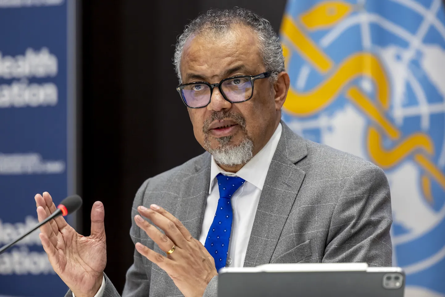 Maailma Terviseorganisatsiooni peadirektor Tedros Adhanom Ghebreyesus.