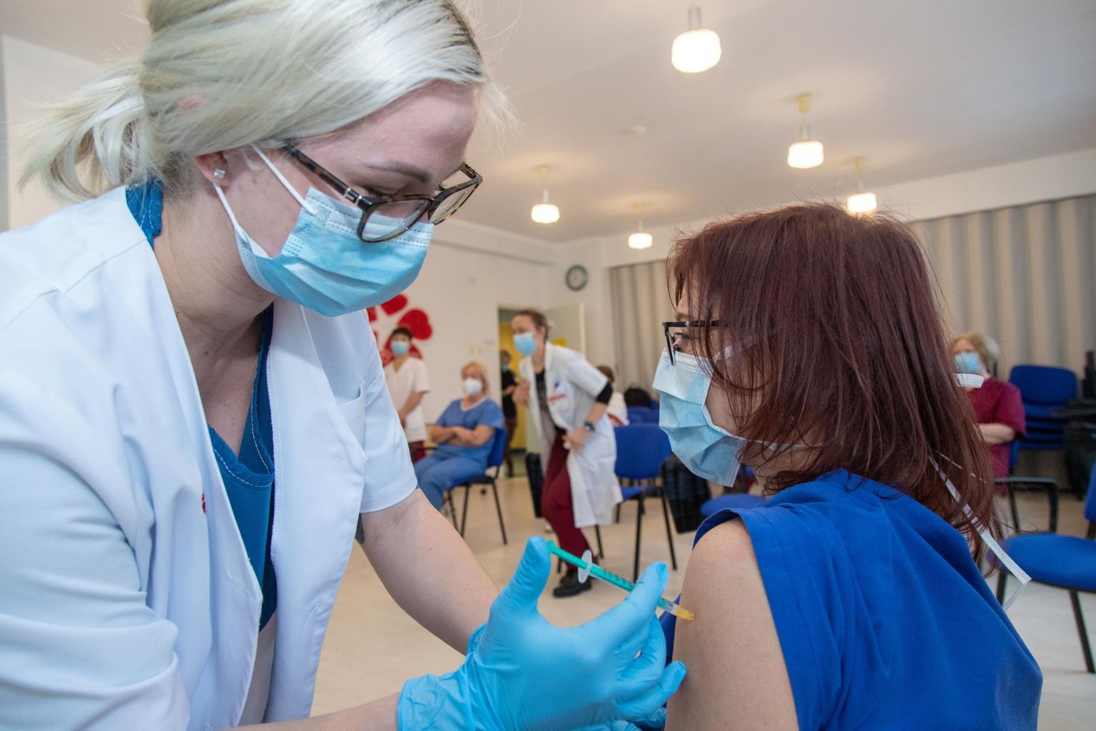 Vaksineerimine COVID-19 vastu Viljandi haiglas