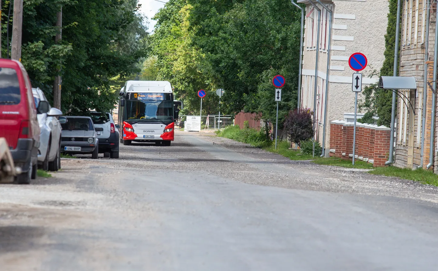 Oa tänav Supilinnas.