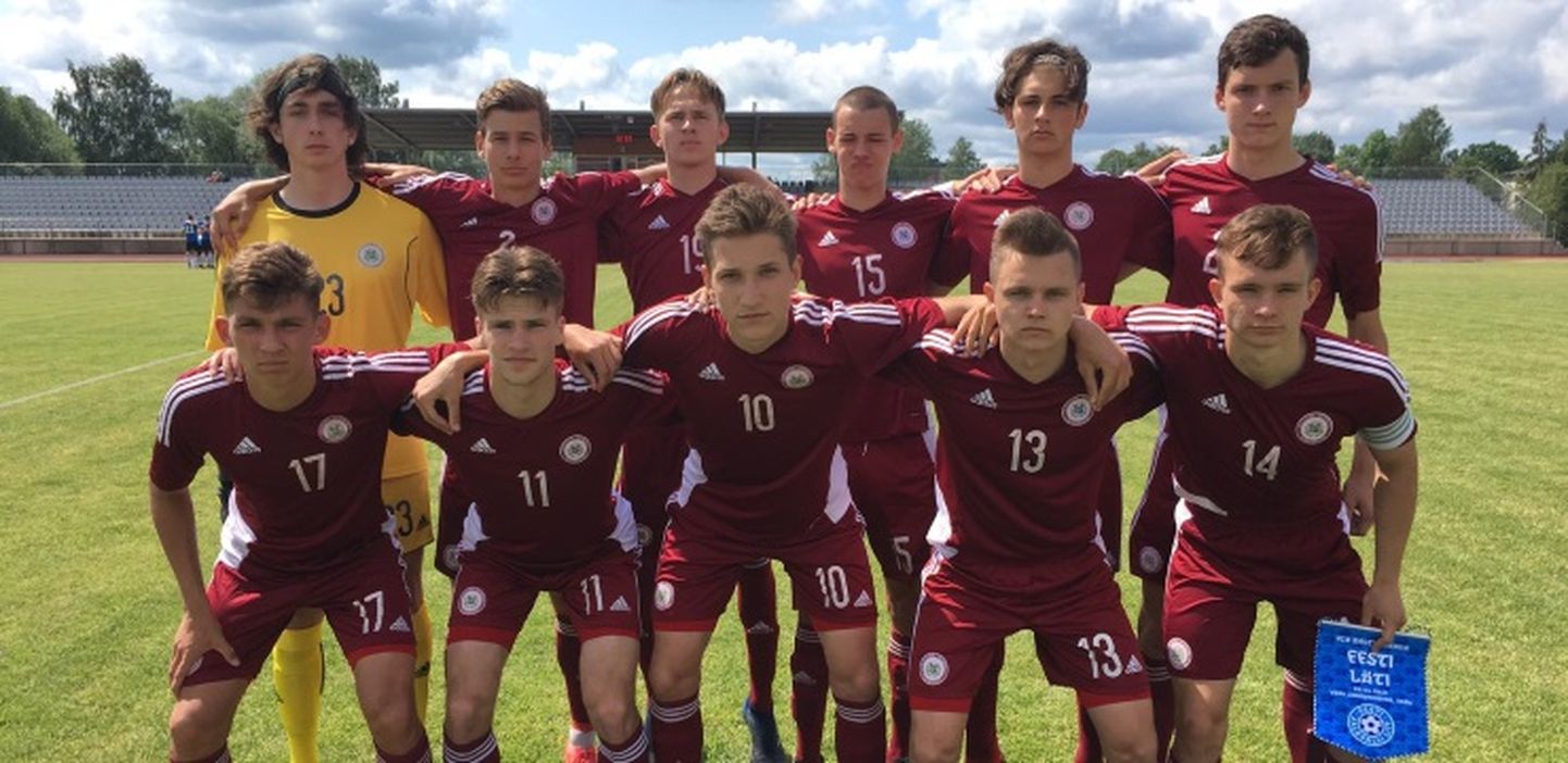 Latvijas U-19 izlases futbolisti