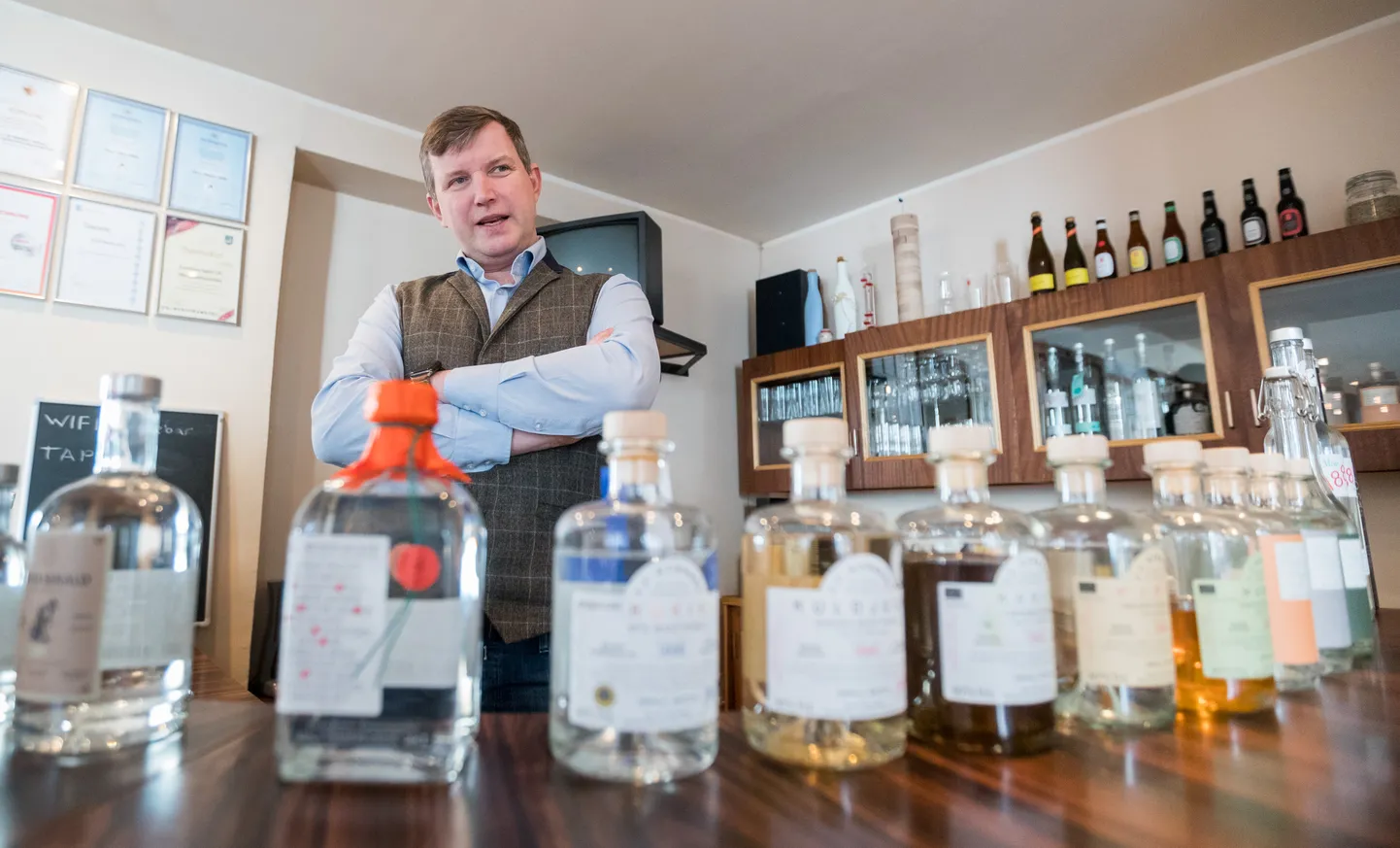 Estonian Spiriti ja Moe peenviinavabriku juht Sven Ivanov.